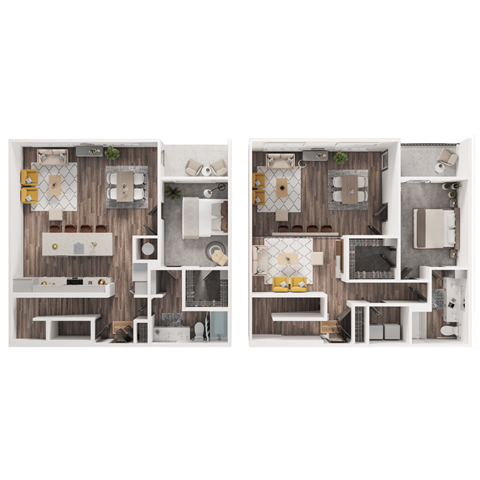 Luxury Townhomes in San Antonio | Floor Plan B3 - TH | Tin Top